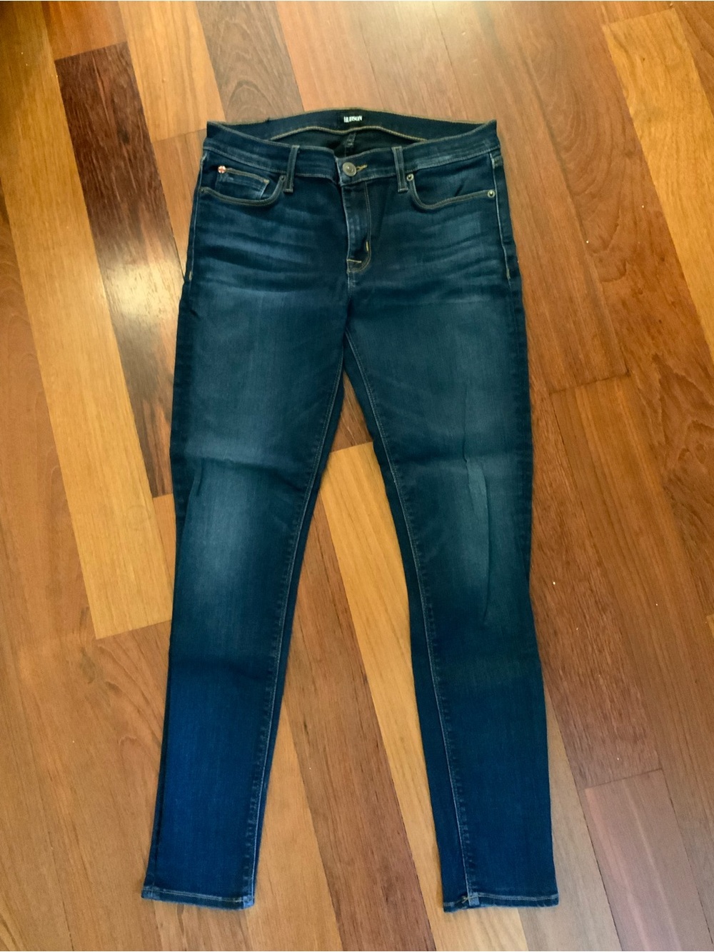 Hudson Women’s Dark Blue Wash Skinny Jeans